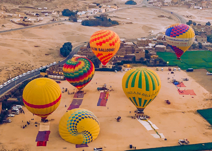 Hot Air Balloon Ride in Luxor Egypt